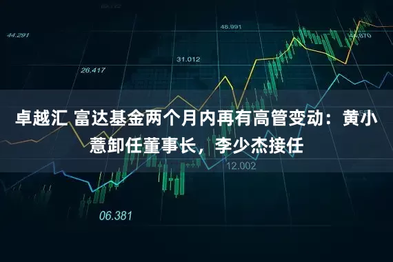卓越汇 富达基金两个月内再有高管变动：黄小薏卸任董事长，李少杰接任